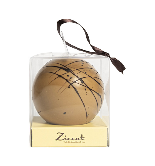 Weihnachtskugel Karamellschokolade